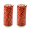 Claysmith Gaming The Mint Poker Chip Heavyweight 13.5-gram Clay Composite  Pack of 50 ($10000 Orange) view 2