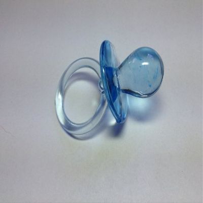 24 Pcs 1.75 Blue Pacifiers Baby Shower Party Game Decoration Favors Model: 2822-Blue
