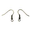 NBK A12-444 Fishing Hook Earrings with Can, Set of 5, W 0.08 x H 0.08 inches (2 x 2 mm), Antique view 1