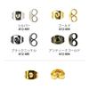 NBK Earrings Catch Pack of 10 W6 X H4 MM Gold A12  484 view 2