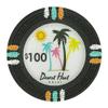 Claysmith Gaming Desert Heat Poker Chip Heavyweight 13.5-gram Clay Composite  Pack of 50 ($100 Black) view 1