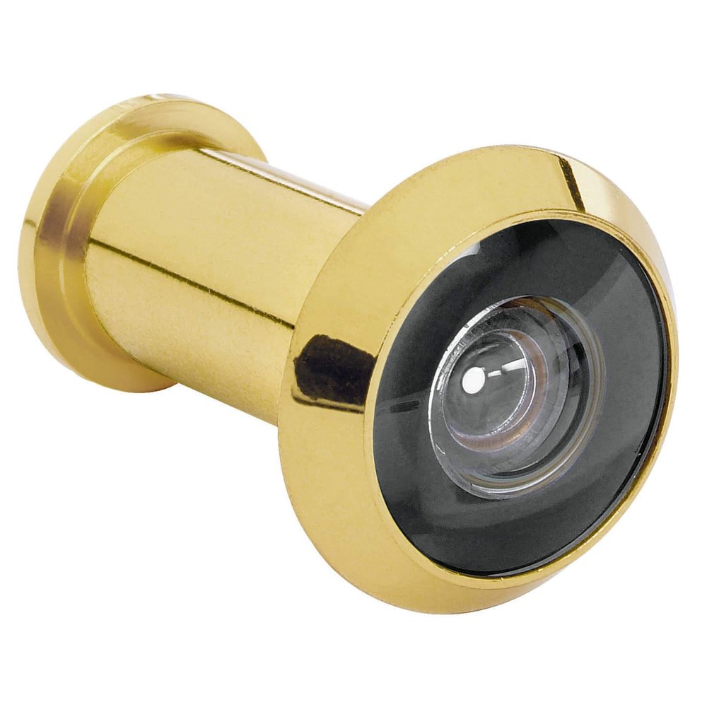 Security peephole brass