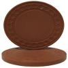 Brybelly Diamond Ring Poker Chip 8.5-gram Clay Composite  Pack of 50 (Brown) view 1