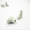 2 White Shoe Ceramic Vase Planter Pot Dollhouse Miniature Ceramic Supply 12803 view 1