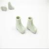 2 White Shoe Ceramic Vase Planter Pot Dollhouse Miniature Ceramic Supply 12803 view 3