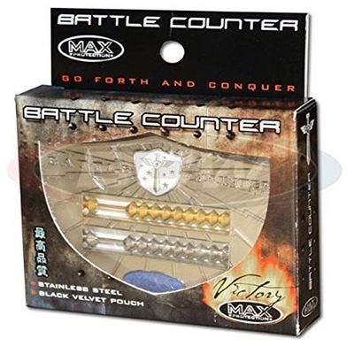 4 X Victory Max Abacus Style Stainless Steel Battle Counter