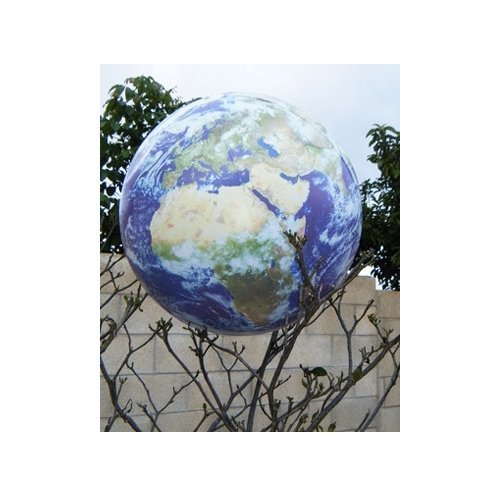 2 X Toys Inflatable Earth Ball w/Glow in Dark Cities