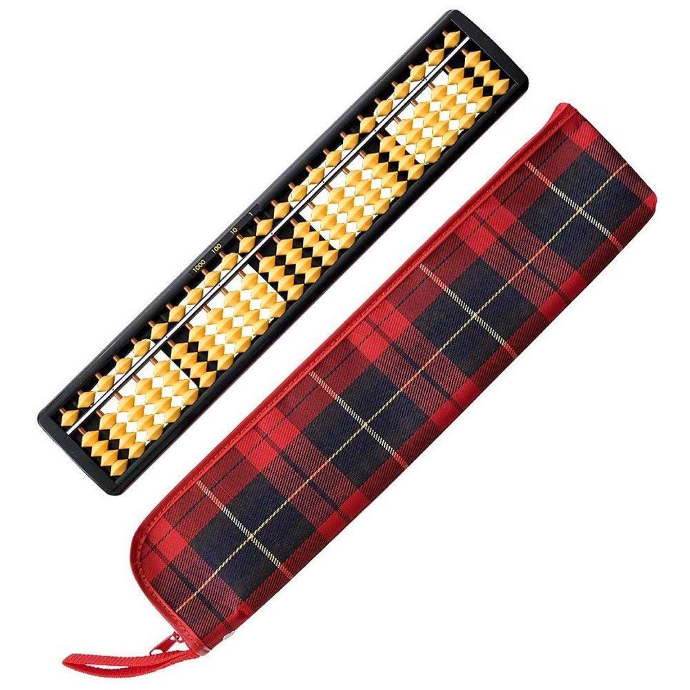 Unshudo Abacus Pack 23 Digit U-23E Solo Ban Patsk #19 Red
