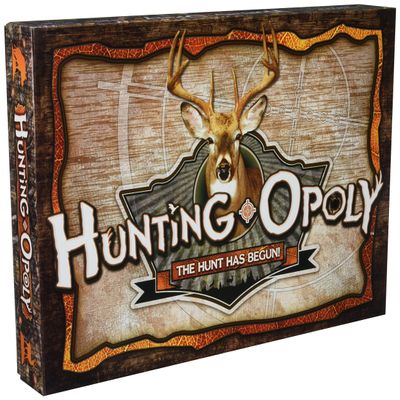 Late for The Sky Hunting-Opoly Board Game  Hunting Strategy Family Property Trading Game for 26 Players, Ages 8+, Tokens, Cabins & Lodges