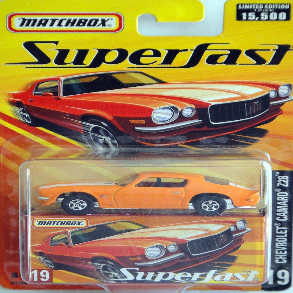 2005 Matchbox Superfast Chevrolet Camaro Z28 No19