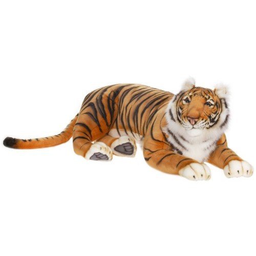 39" Lifelike Handcrafted Extra Soft Plush Bengal Tiger Stuffed Animal