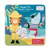 Stephen Joseph, Magnetic Dress Up Dolls 40 PC Play Set  Screen-Free Pretend Play Magnetic Case, Ideal for Ages 3+  Travel Game for Kids, Magnetic On The Go Activity Set, Shark and Tiger view 1