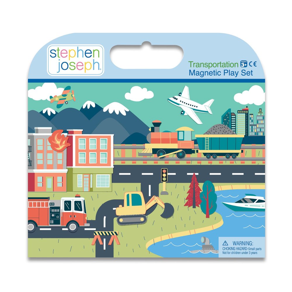 Stephen Joseph Magnetic Play Set Transportation