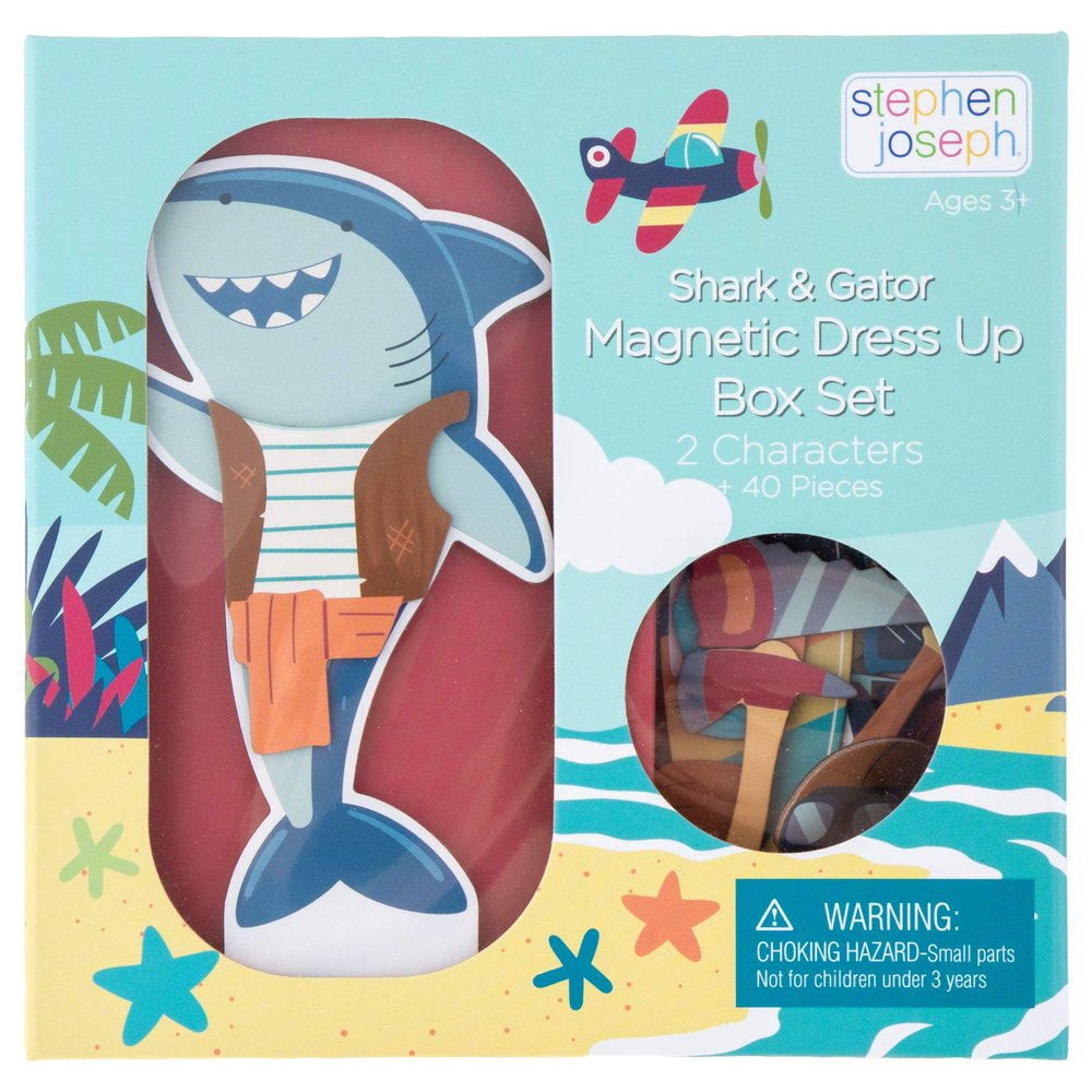 Stephen Joseph, Magnetic Dress Up Doll Shark and Gator