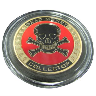 MRC POKER Hand Painted Poker Card Guard Cover Protector - Dead Money Collector