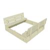 Allwood Sandy 16 Sandbox w/Sand Screen, 2 Foldable Bench Seats view 1