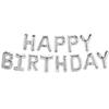 16" Silver HAPPY BIRTHDAY Balloon Kit view 1