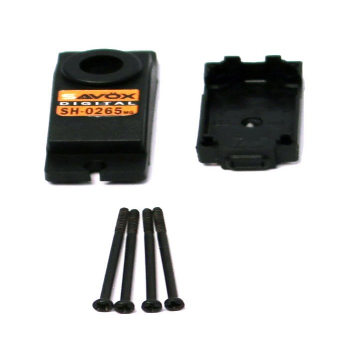 Savox Servos CSH0265MG Top and Bottom Servo Case with 4 Screws Sh0265Mg