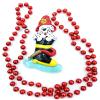 Fireman Dalmation Dog Mardi Gras Bead Necklace Fire Man Hydrant Boots Hose view 1