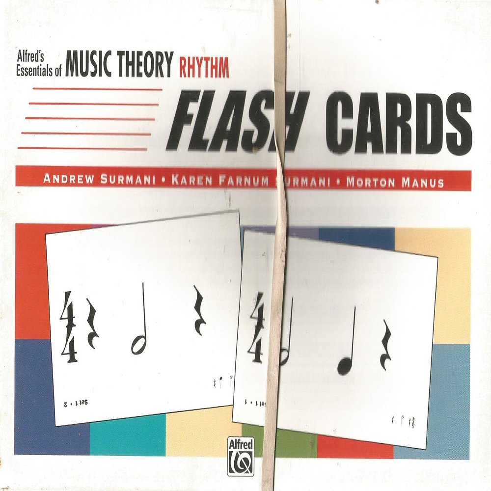 Alfred's Essentials of Music Theory: Rhythm Flash Cards (Flash Cards) by Andrew Surmani (1-Jan-2001) Cards