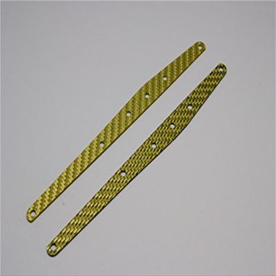 Axial Yeti XL Monster Buggy Upgrade Parts Graphite Rear Links Stiffeners - 1Pr Gold