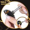 MAGICYOYO N11 Professional Unresponsive Yoyo N11 Dual Purpose Alloy Trick YoYo Ball (Black with Golden) with Bag, Glove, 12 Yoyo Strings and Responsive Bearing Kit view 3