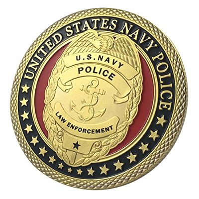 United States Navy Police / Law Enforcement G-P Challenge Coin 1105#