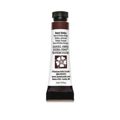 Daniel Smith 284610011 Extra Fine Watercolors Tube, 5ml, Burnt Umber