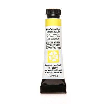 Daniel Smith 284610041 Extra Fine Watercolors Tube, 5ml, Hansa Yellow Light