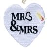APINATA4U Mr & Mrs Heart Pinata  Romantic Wedding Celebration Decoration, Perfect for Bridal Showers, Engagement Parties, and Anniversaries  Elegant, Sturdy, and Ready to Fill view 1
