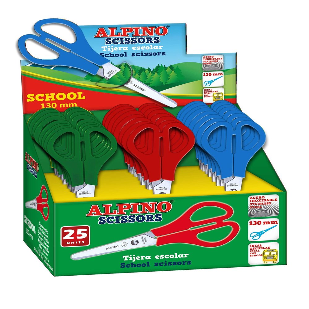 Clipper PT0013 School Scissors, Pack of 25, 130 mm