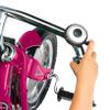 Schwinn Roadster Bike for Toddler, Kids Classic Tricycle, Low Positioned Steel Trike Frame w/ Bell & Handlebar Tassels, Rear Deck Made of Genuine Wood, Boys and Girls Ages 2-4 Year Old, Bright Pink view 4
