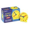 Set of Six Four-Inch Geared Learning Clocks, for Grades Pre-K to 4, Sold as 6 Set view 1