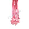 24 Pcs 1.25" Pink Plastic Pacifier with Pink Cord Necklaces "Don't Say Baby!" view 1