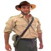 Indiana Jones MK VII Gas Mask Bag Green Indy Props WWII view 2
