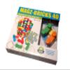 Magz-Bricks 40 Piece Magnetic Building Set, Magnetic Building Blocks view 2