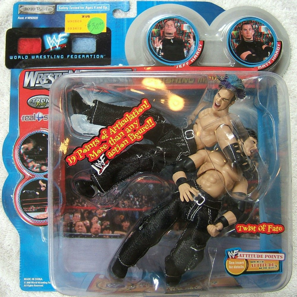WWF - Wrestlemania XVII - Finishing Moves - Jeff and Matt Hardy - series 1