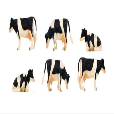 Kids Globe 90670 - Black and White Cows, Assorted Colours