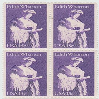 1980 Edith Wharton 15 Cent Stamp, Scott #1832, Set of 4