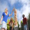 Jenga GIANT Genuine Hardwood Game (Stacks to 4+ feet. Ages 8+) view 2