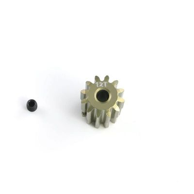 HobbyStar 32DP Pinion Gear, 12T, Hard-Anodized Aluminum, 1/8", 3.175mm