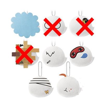Banpresto Gintama If You Peel Off The Soul, Everyone Will be Together 5 Sets Stuffed Soft Plush