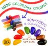 Crayon Rocks Just Rocks in a Box, 8 Colors, Tripod Grip Crayons Made For Handwriting Development in Kids and Toddlers, Fun & Educational, Creative Activity, 8 of Each Color - 64 Count view 2