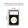LIGHTHOUSE - QUICKSLAB Rectangular Coin Capsules with Precise Fit Foam Insert for 39 mm Coins view 4