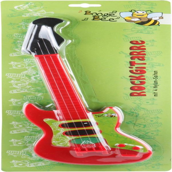 Boogie Bee Rock Guitar 40 cm W190 x H480 mm Red
