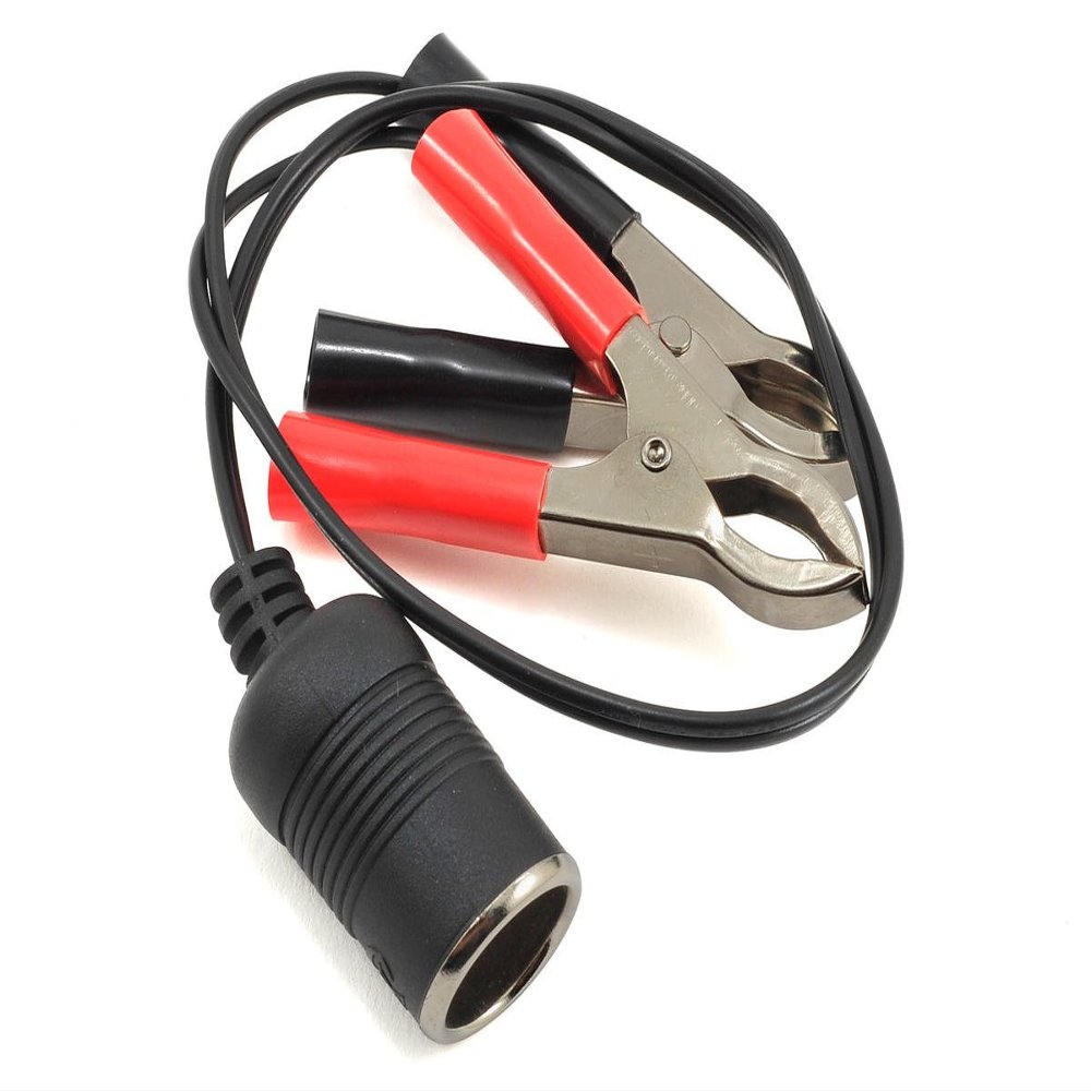 Traxxas 2979 12-Volt Adapter (Female) to Alligator Clips
