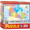 Map of Canada view 1