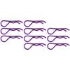 Works for Competition AC03M07 Purple bent Body Clips 35.7mm long 1.8mm wire (10) view 1
