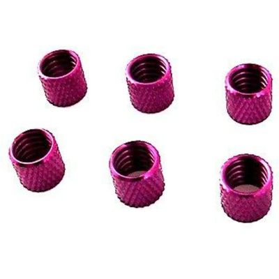 Hot Racing OF0207 Purple Alum. Fuel Line Retainers (6)