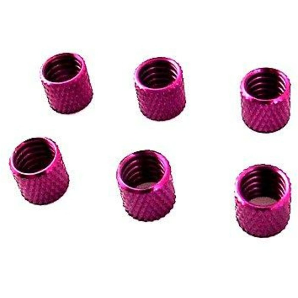 Hot Racing OF0207 Purple Alum. Fuel Line Retainers (6)